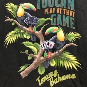 Charcoal Tommy Bahama t-shirt Toucan Size M